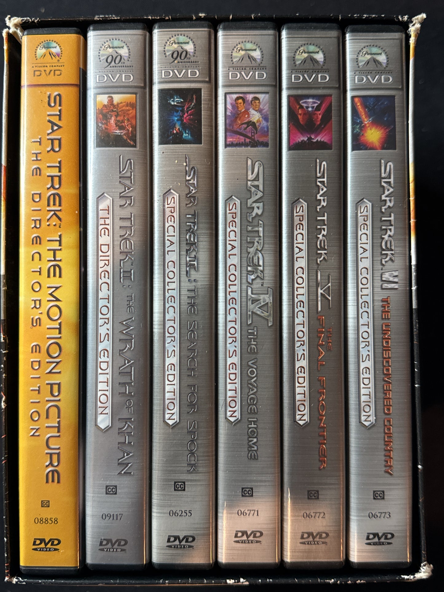 Star Trek The Original Crew Movie Collection 12 Disc Set Widescreen DVDs