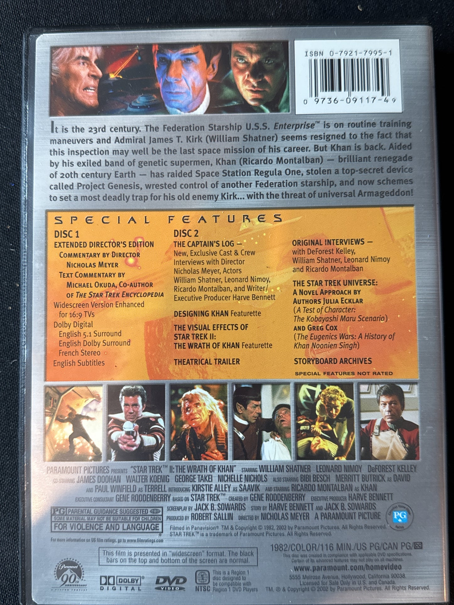 Star Trek The Original Crew Movie Collection 12 Disc Set Widescreen DVDs