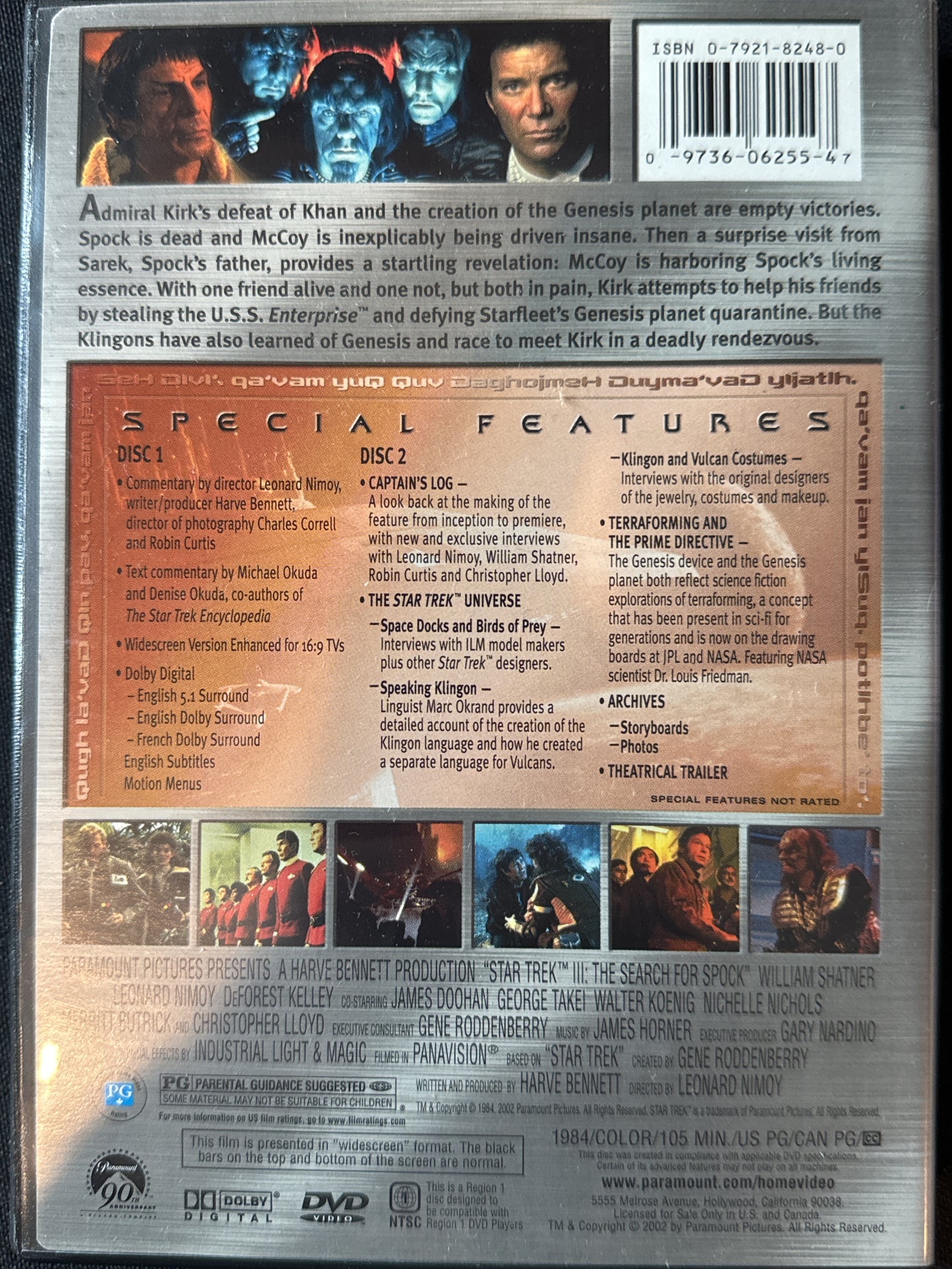 Star Trek The Original Crew Movie Collection 12 Disc Set Widescreen DVDs