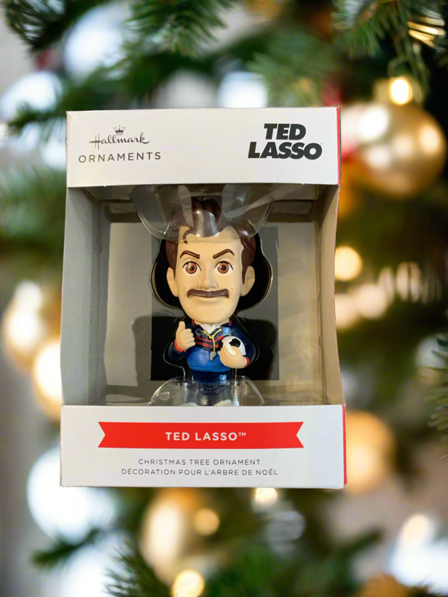 2023 Hallmark Ornament Christmas Tree Ted Lasso Soccer Ball