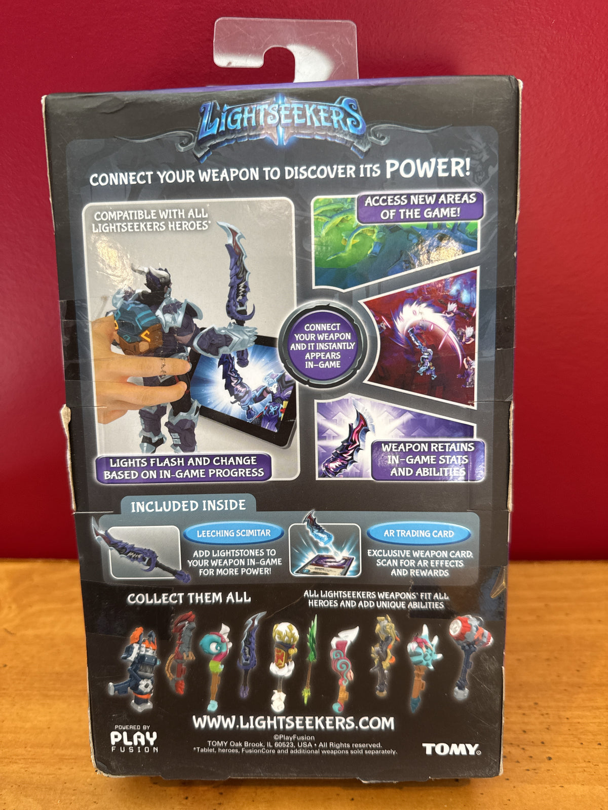 Lightseekers Leeching Scimitar - Dread Order Weapon & Trading Card New Sealed in Package