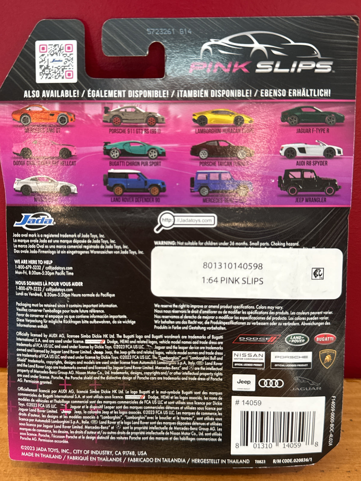 Jada Mercedes-Benz G500 Purple 1:64 Pink Slips 2023 New in Package