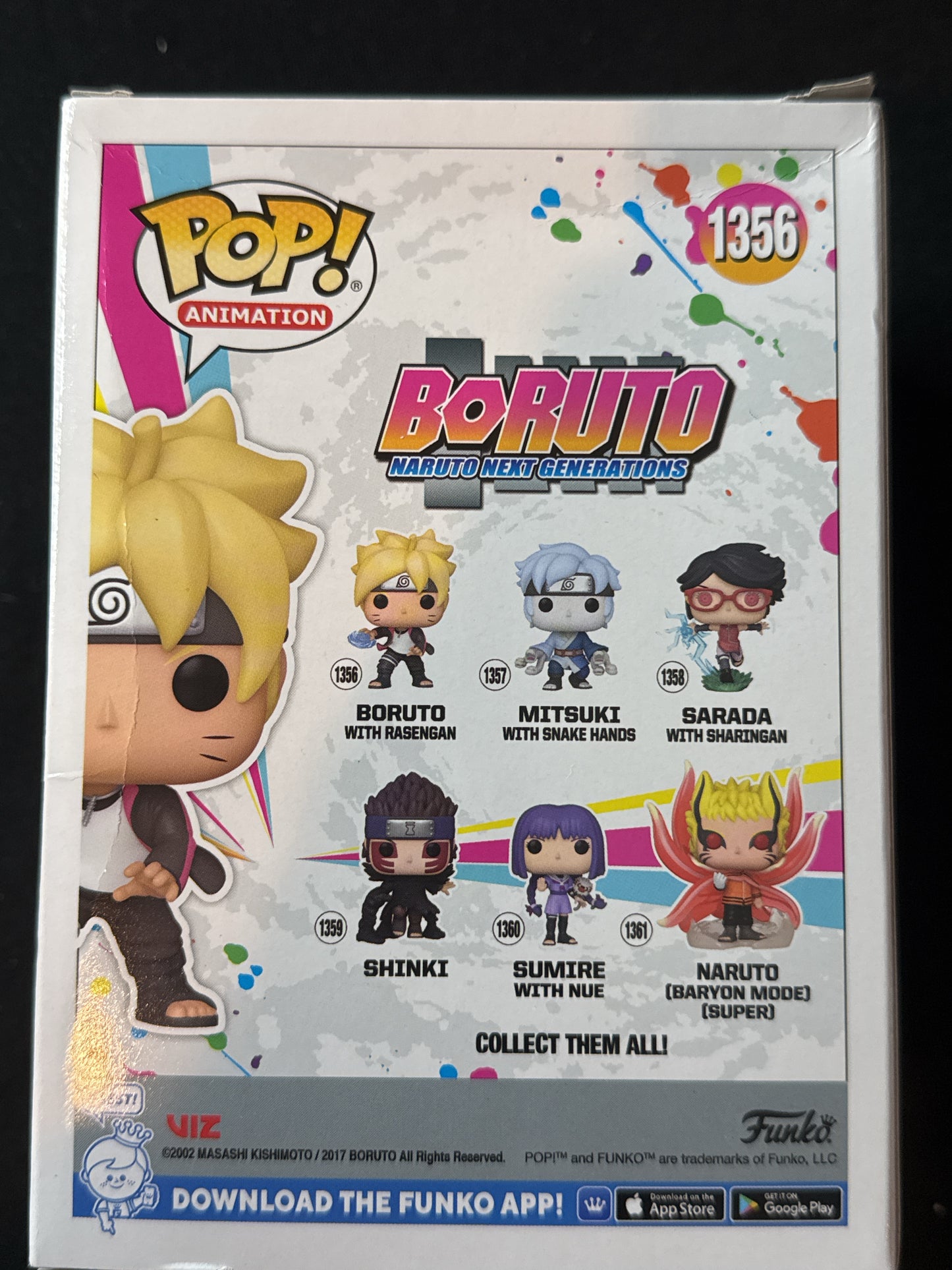 Funko Pop! Boruto with Rasengan Vinyl Figure #1356 Naruto Next Generation New in Box