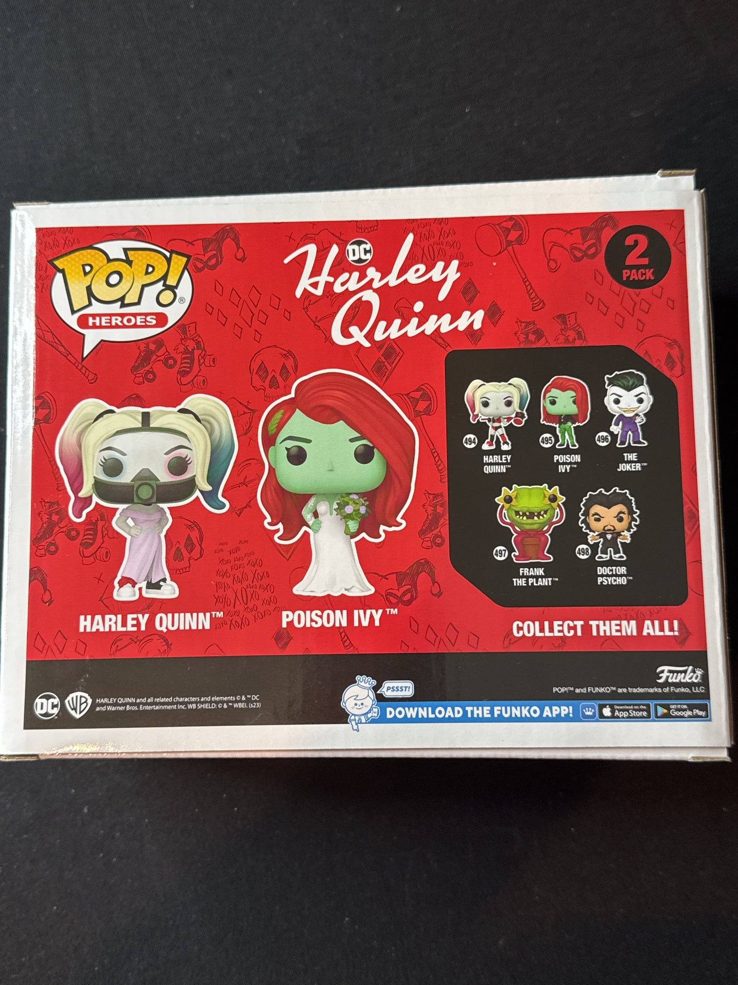 Funko Pop! DC Harley Quinn - Harley Quinn & Poison Ivy 2-Pack Funko Special Ed. New in Box