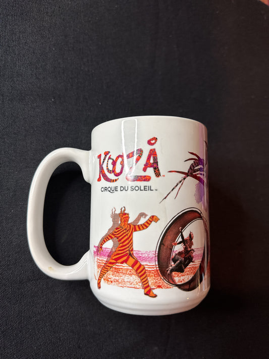 Cirque du Soleil KOOZA Coffee Mug Cup Ceramic Acrobatics Gymnastics Circus Show 16oz