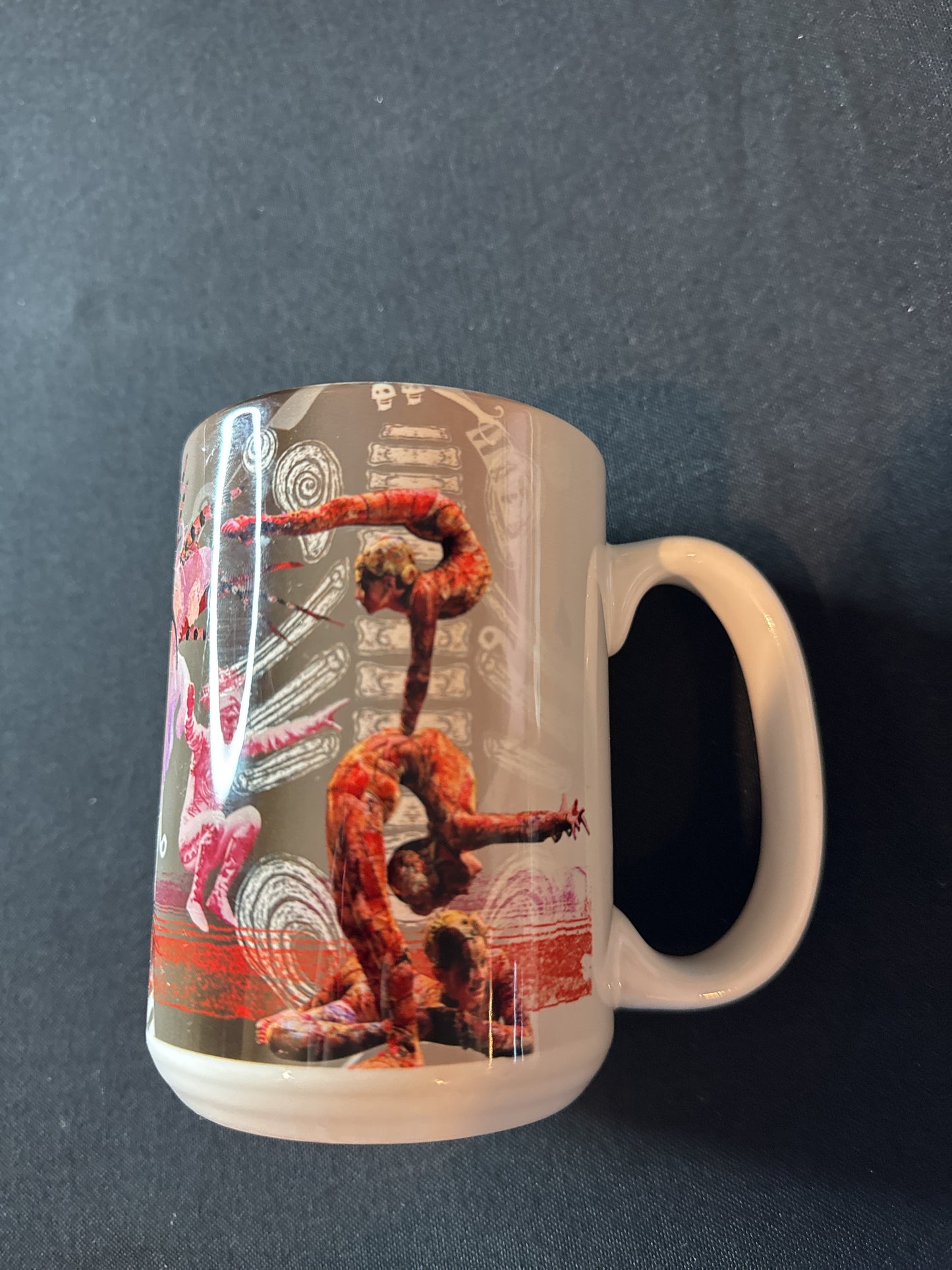 Cirque du Soleil KOOZA Coffee Mug Cup Ceramic Acrobatics Gymnastics Circus Show 16oz