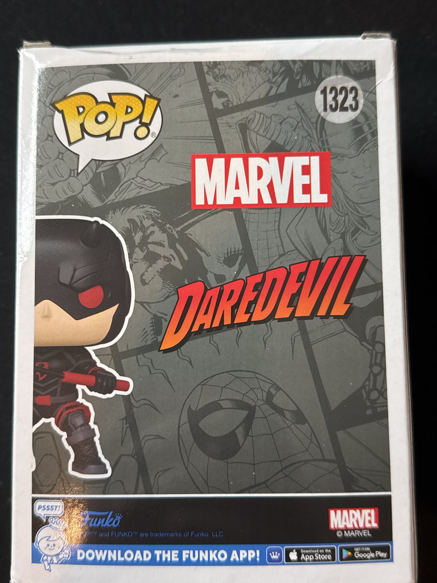 Funko Pop! Marvel Daredevil #1323 Bobble head Entertainment Earth Exclusive New in Box