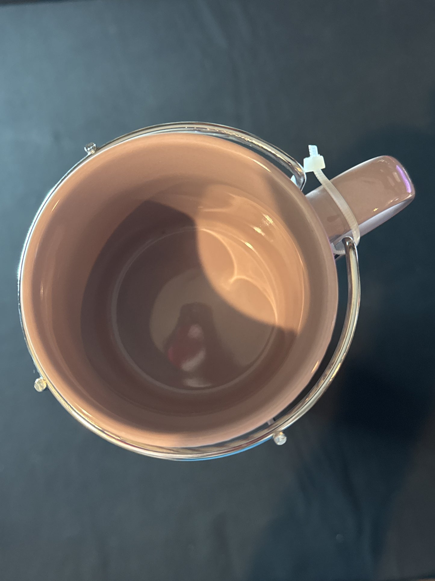 United Paper & Craft Four (4) Stackable Purple Coffee Cups Mugs New 3 5/8" Tall Each