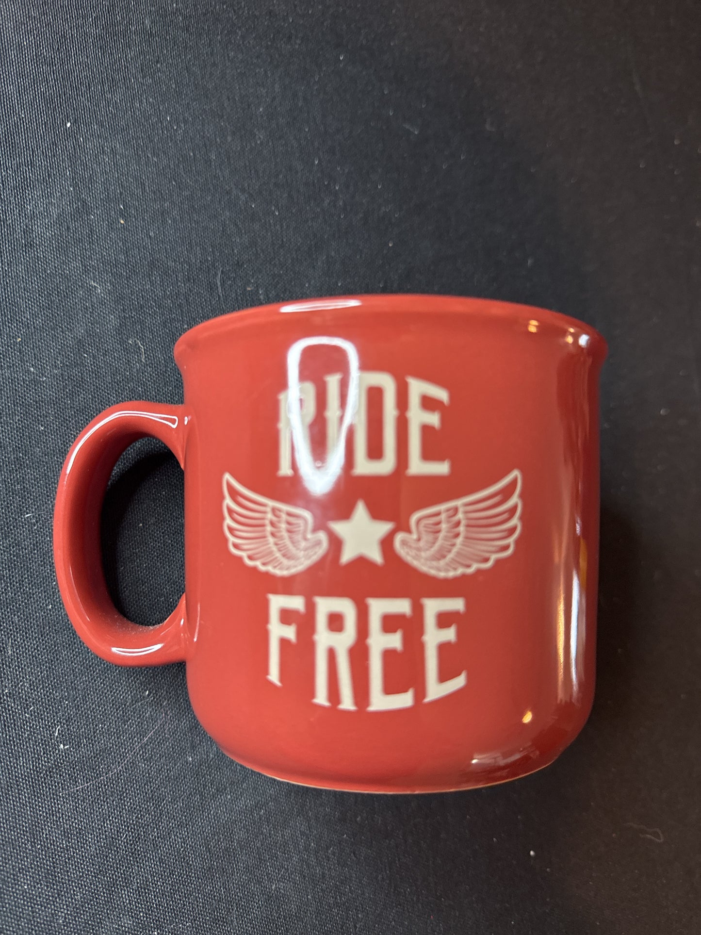 Angelstar Guardian Eagle Ride Free Motorcycle Biker Coffee Mug Cup 3.5" Tall
