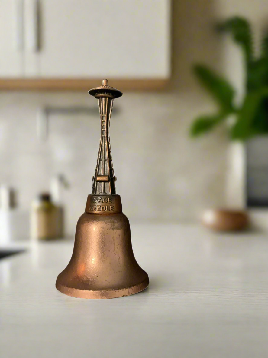 1960s Copper Seattle Souvenir Bell Hop Space Needle Top