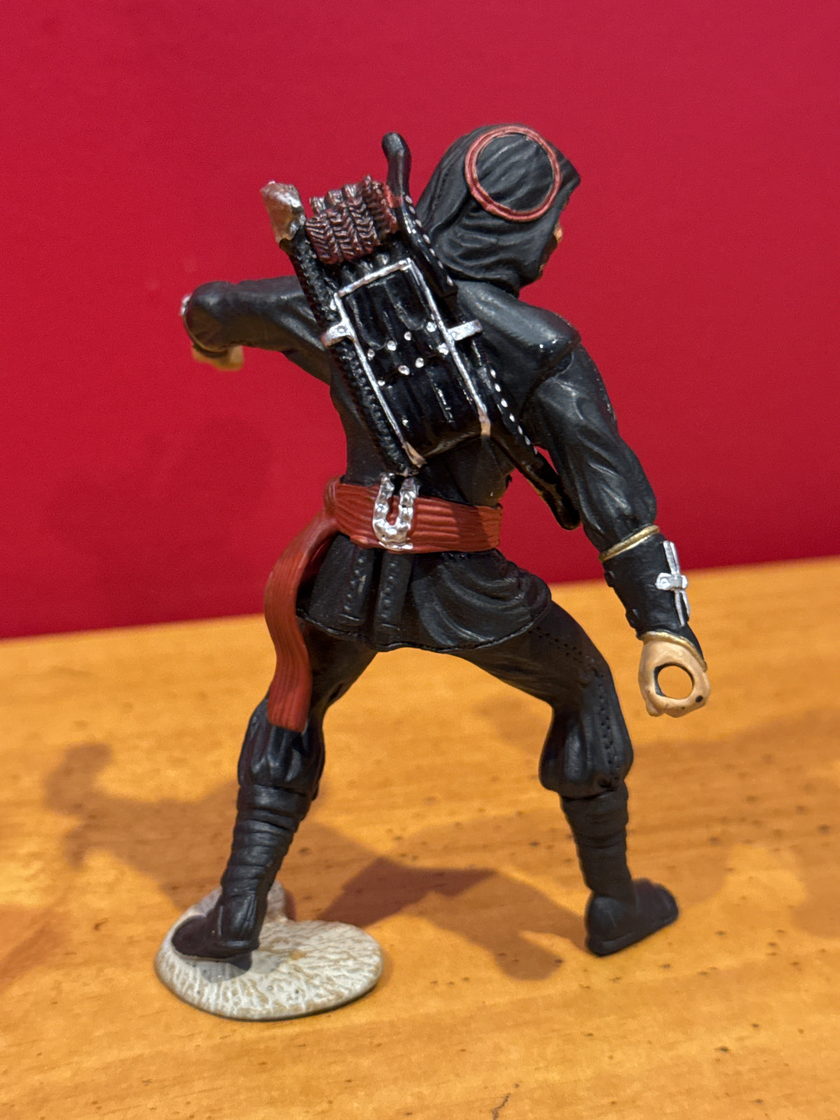Schleich New Heroes Mysterious Black Ninja Action Figure Limited Collection Collectible 4" Tall