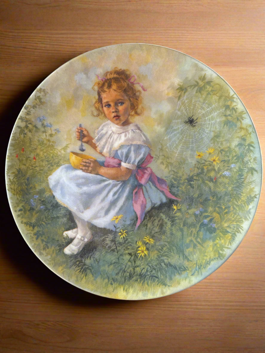 1981-1986 Reco International Mother Goose Series 8.5" Plates Series of 6 Plates