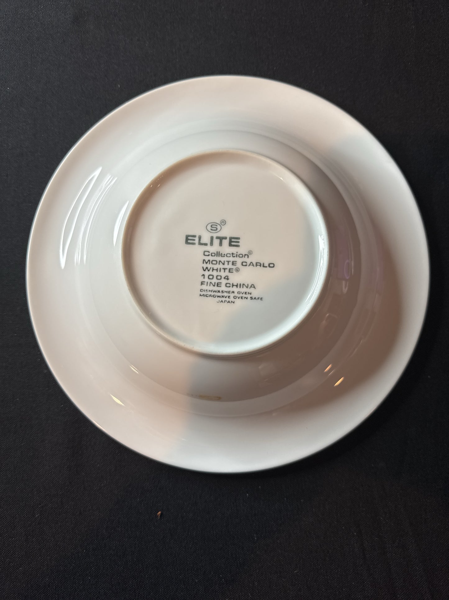 Sango Elite Collection Monte Carlo White #1004 Rim Soup Bowl 9 3/8" Wide White