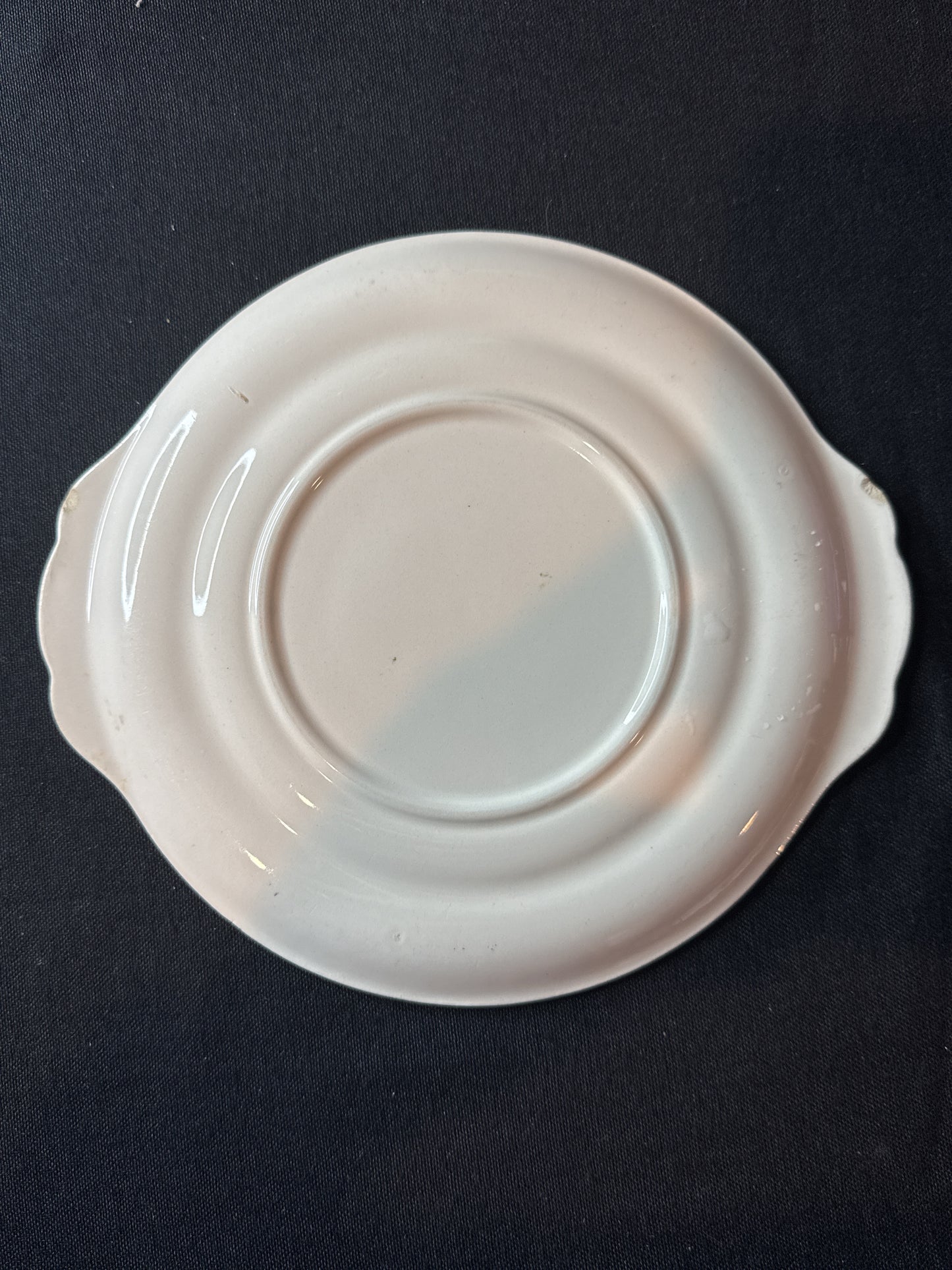 Sebring Pottery Chantilly China Set of 3 Relish/Gravy Underplates Serving Dishes 8 1/8" Wide
