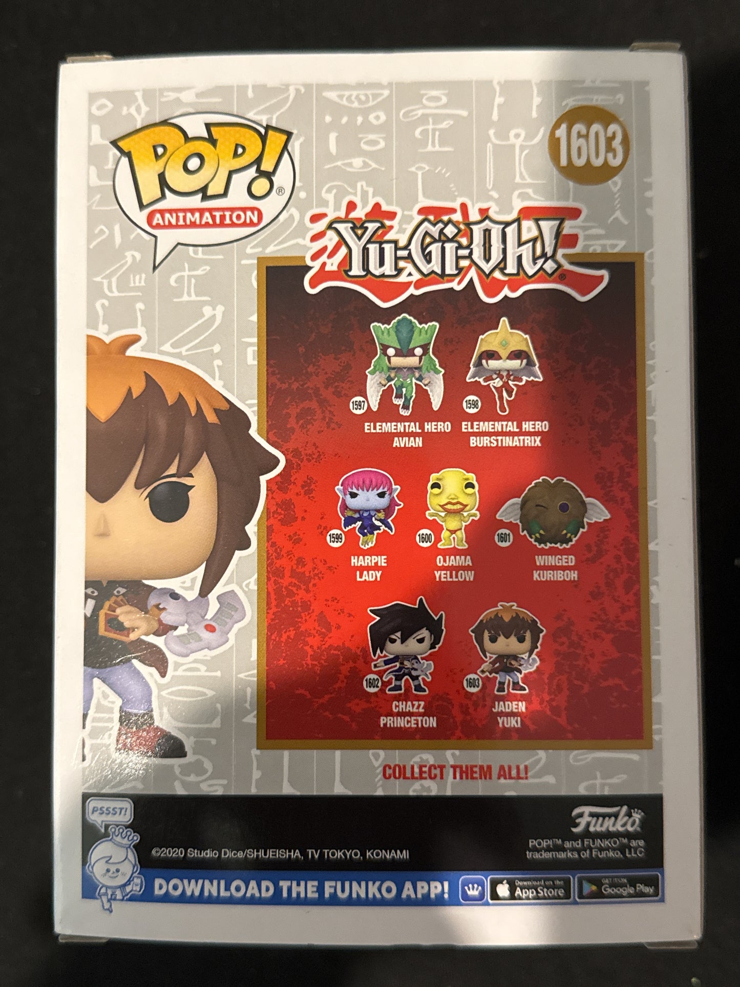 Funko Pop! Yu Gi Oh! Jaden Yuki Vinyl Figure #1603 New in Box