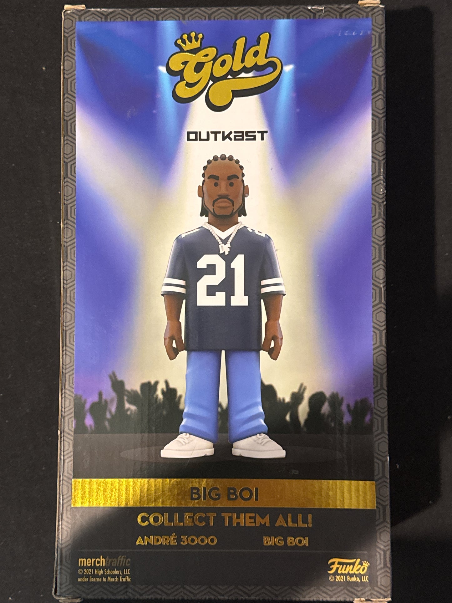 Funko Gold Outkast Big Boi 12" Premium Vinyl Figure Series One 2021 Mint Condition New in Box
