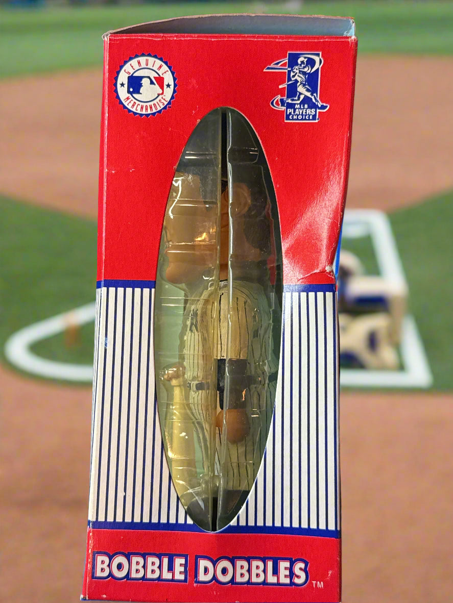 2001 Bobble Dobbles New York Yankees Derek Jeter Hand Painted Bobblehead New in Box