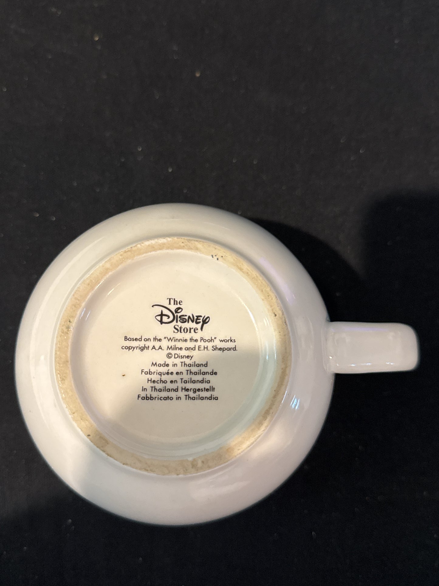 Disney Winnie The Pooh Eeyore Ceramic Soup Coffee Mug Cup (no underplate) 3 5/8" x 4 5/8"