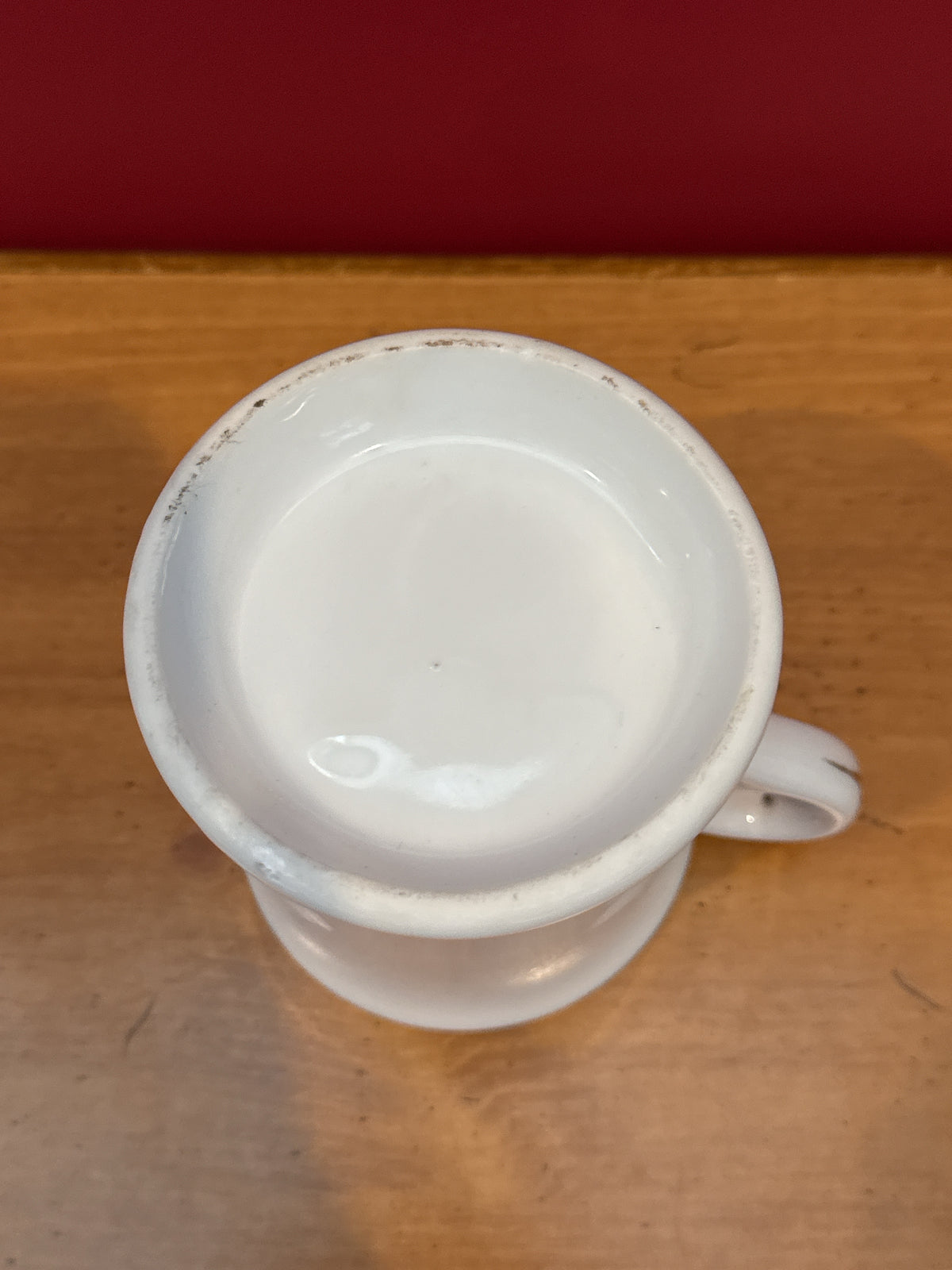“The Race of the Century” Horse Racing Mustache Cup with Gold-Tone Trim 4" Tall