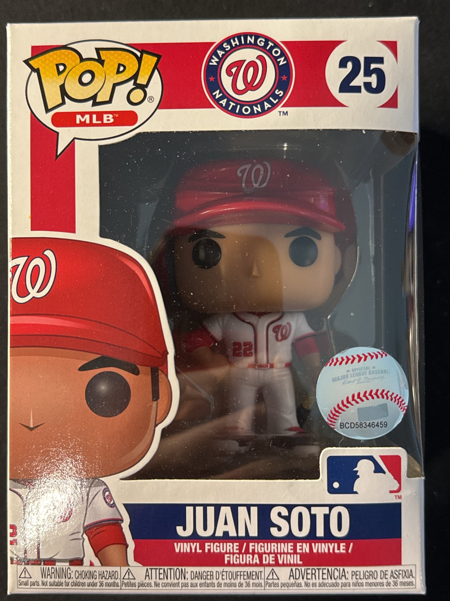 Funko Pop! MLB Washington Nationals Juan Soto #25 Vinyl Figure New in Box