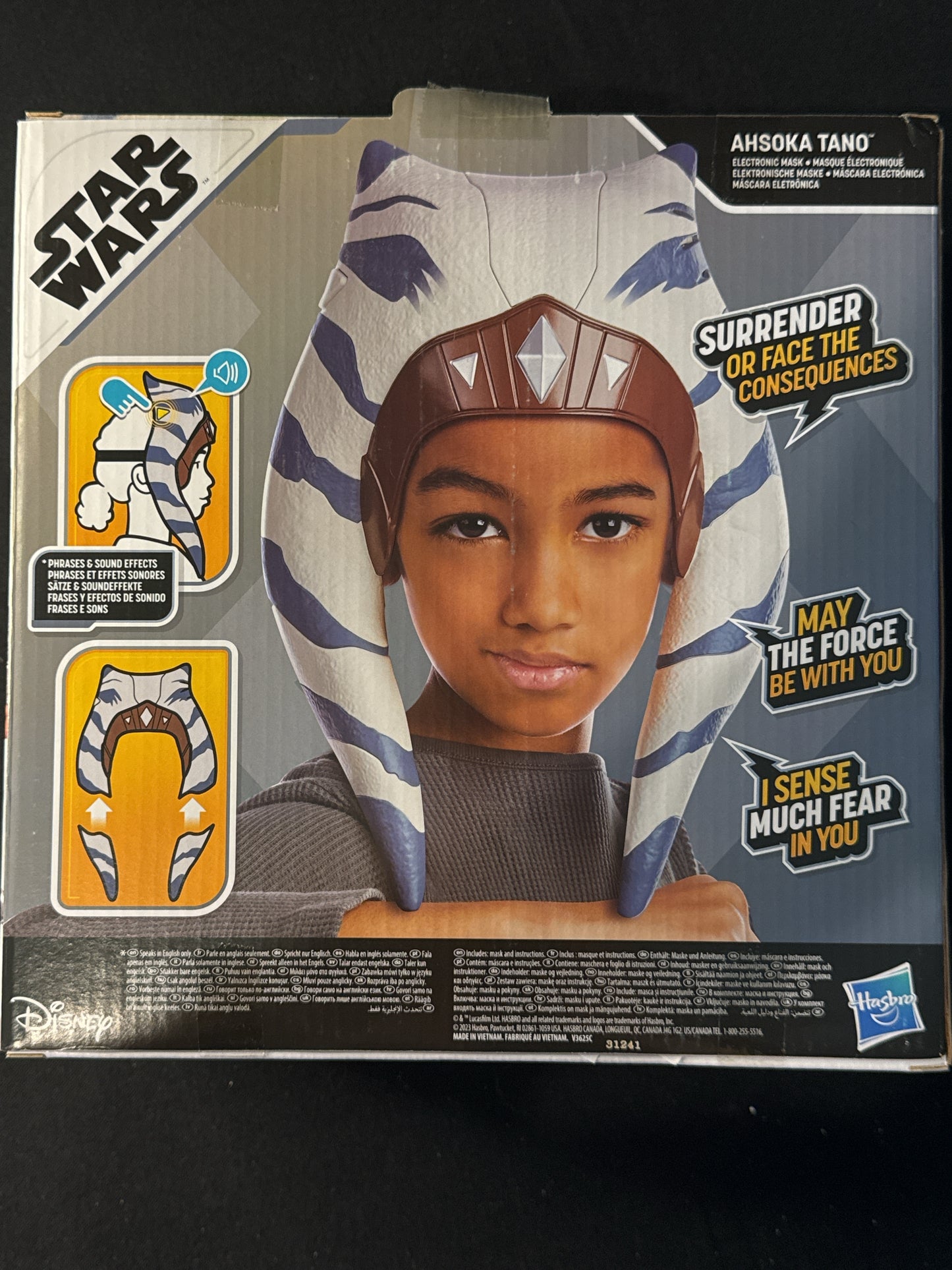 Star Wars Ahsoka Tano Electronic Mask Hasbro New in Box