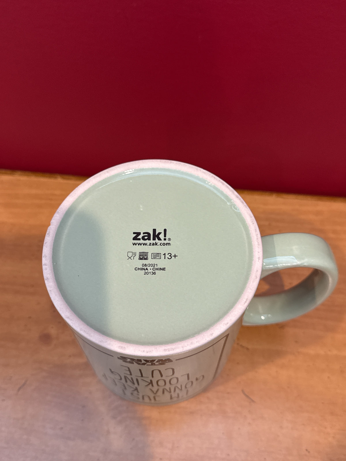 Star Wars Grogu “I’m Just Gonna Keep Looking Cute” Mug by Zak! 4.5" Tall