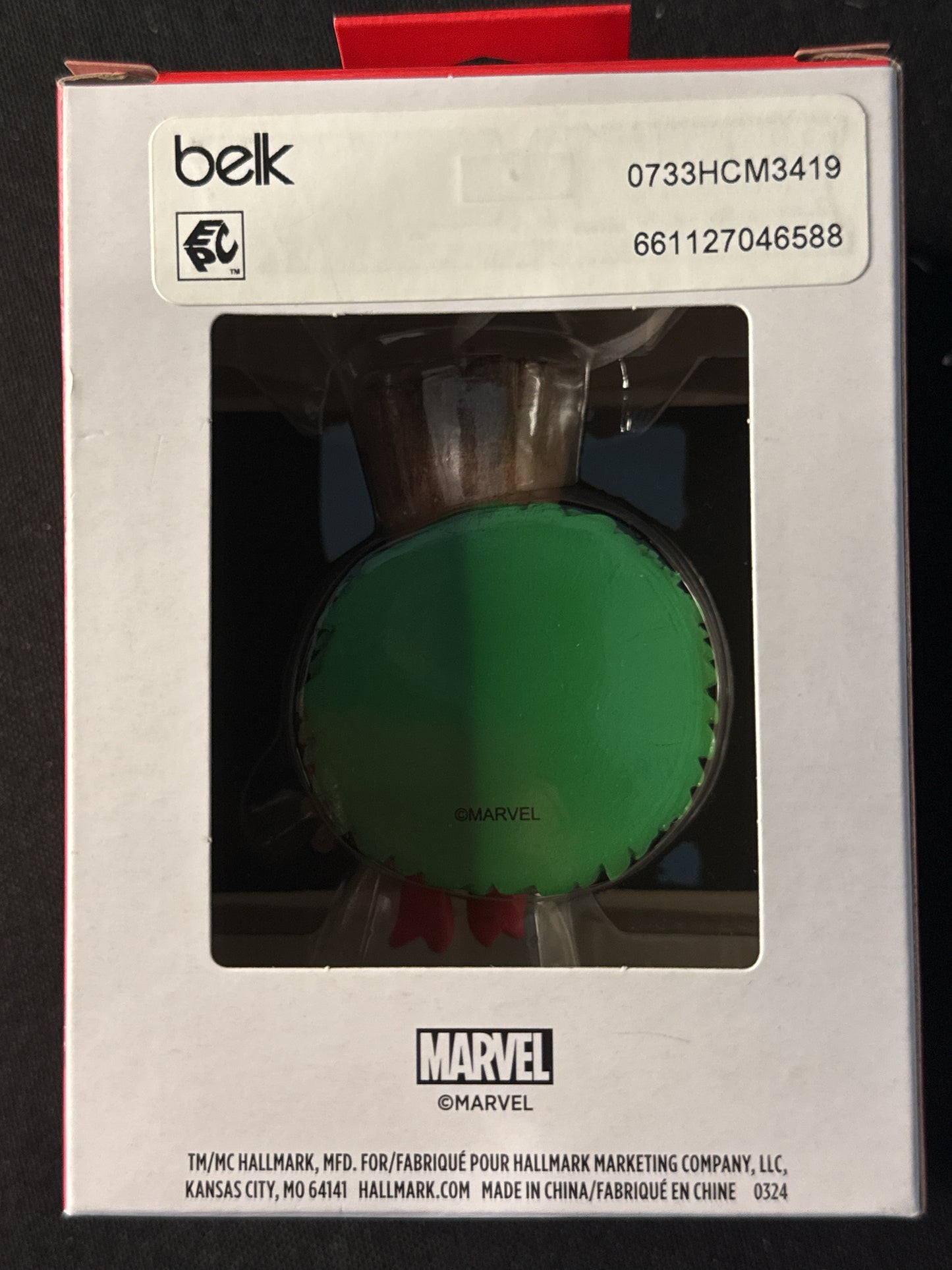 Hallmark Ornaments Marvel Guardians of the Galaxy Groot Christmas Ornament New in Box