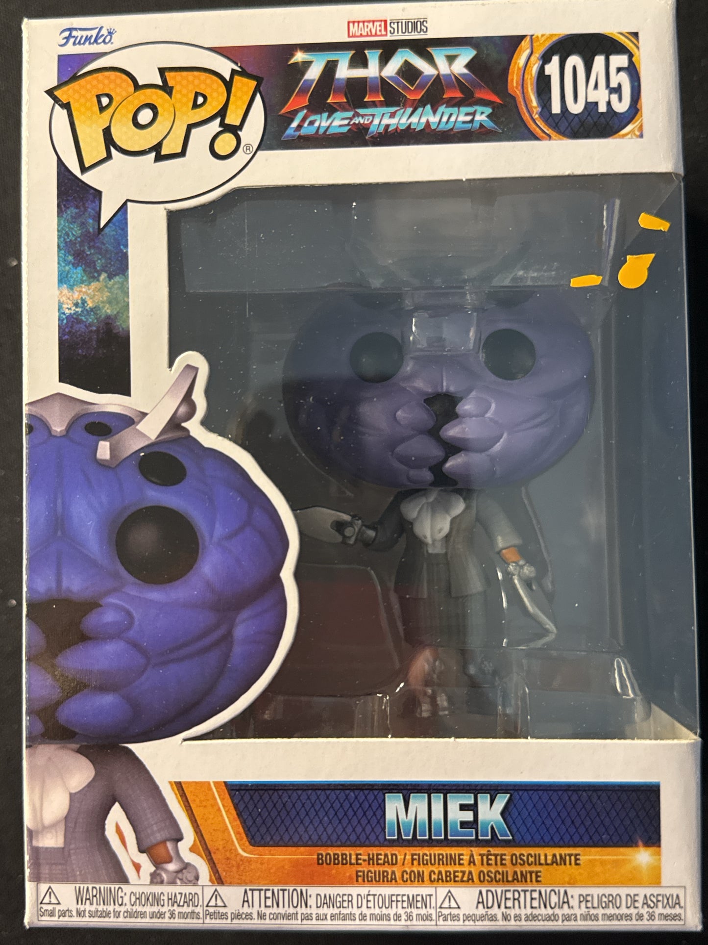 Funko Pop! Marvel Studios Thor Love & Thunder Miek Bobble Head New in Box