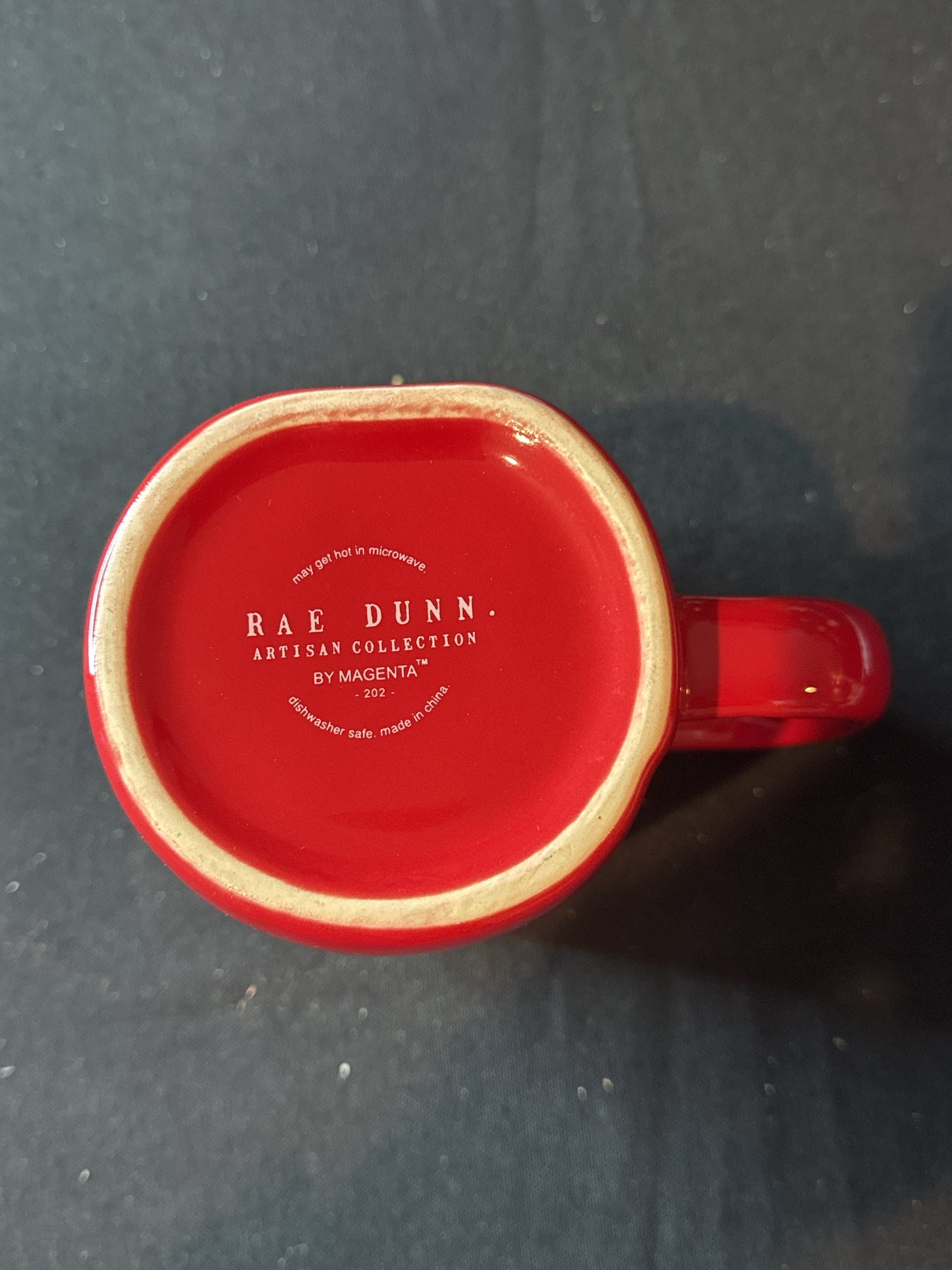 Red Rae Dunn CHEER Coffee Mug Cup Artisan Collection by Magenta Holiday Mug Christmas