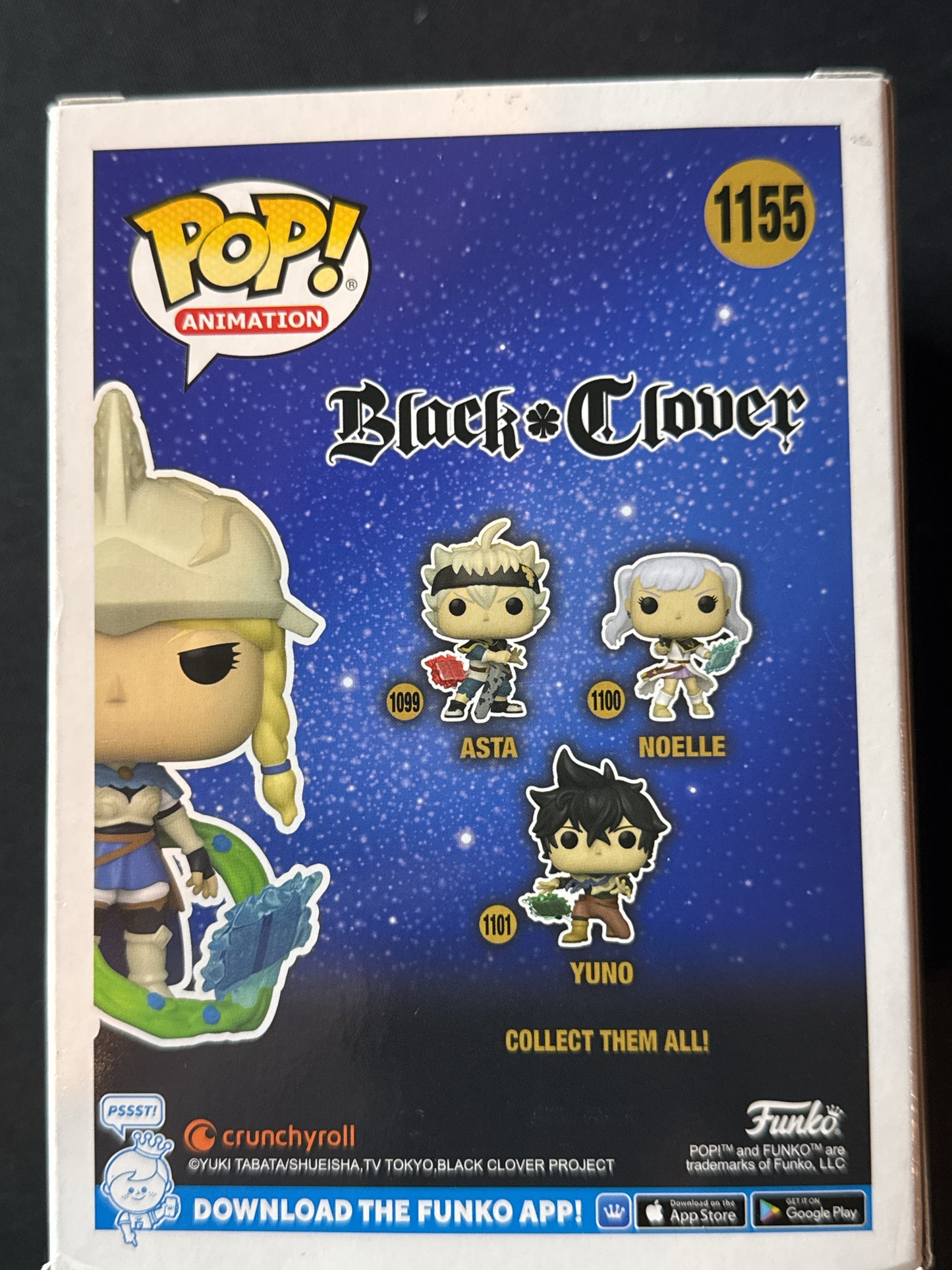 Funko Pop! Animation Black Clover #1155 Charlotte Glows in the Dark Vinyl Figure New in Box