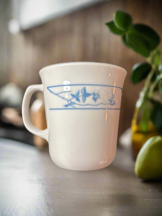 Vintage Corning Corelle First of Spring Mug 3.5" D Handle 10oz Beige Floral
