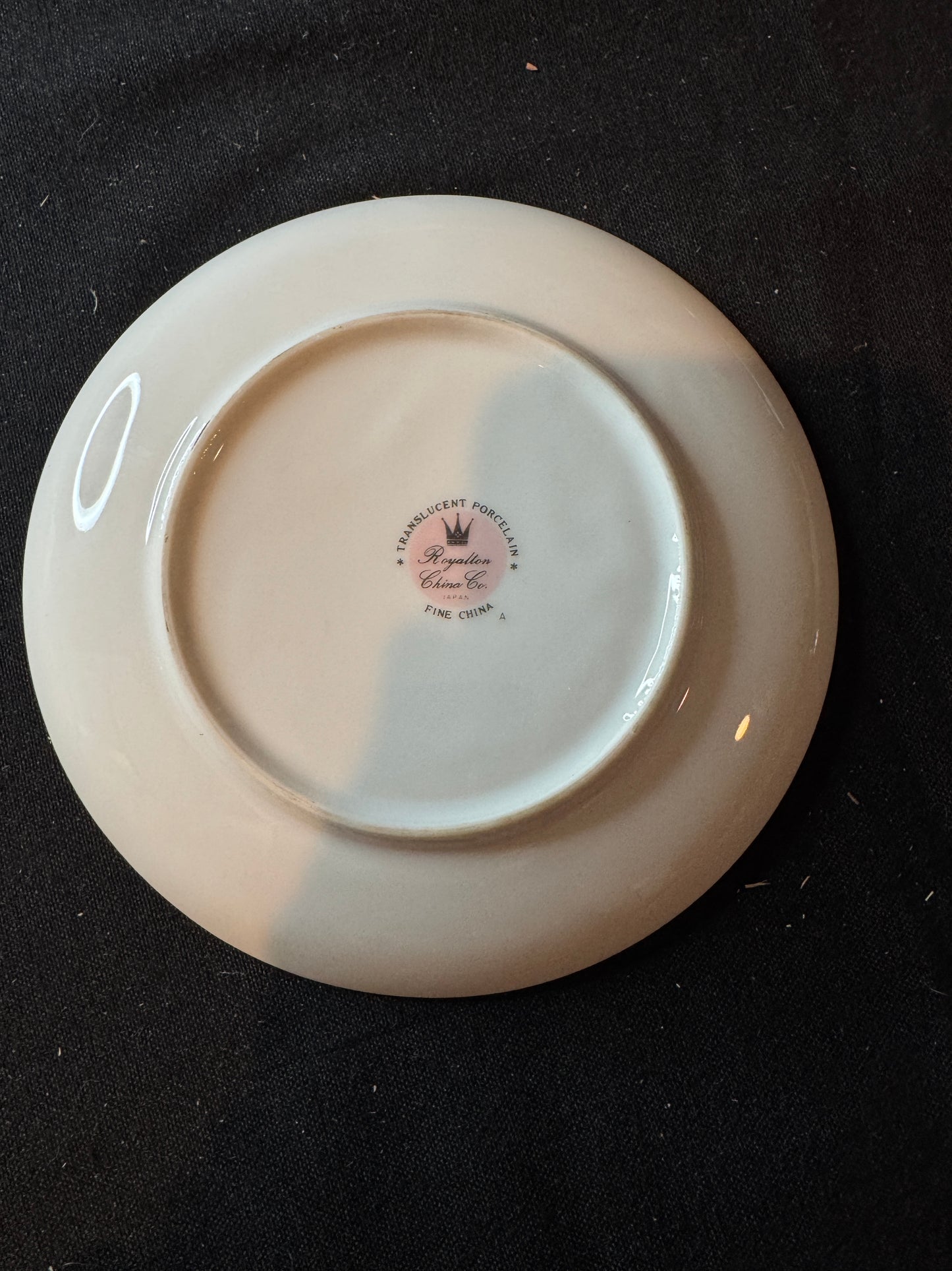 Golden Elegance by Royalton China Co. Translucent Porcelain Bread & Butter Plate 6.5" Wide