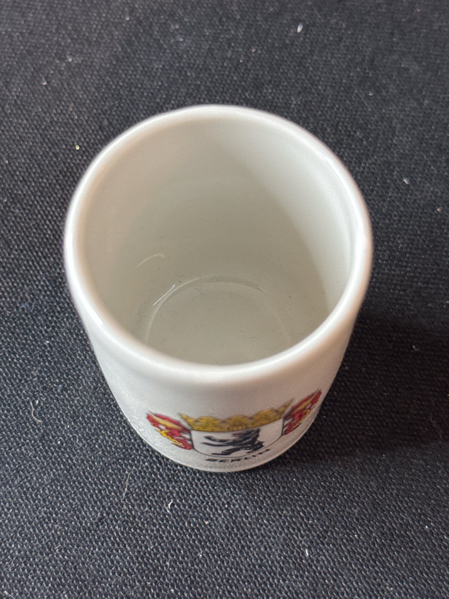 Vintage Miniature Germany Berlin Shot Glass 2.25" Tall