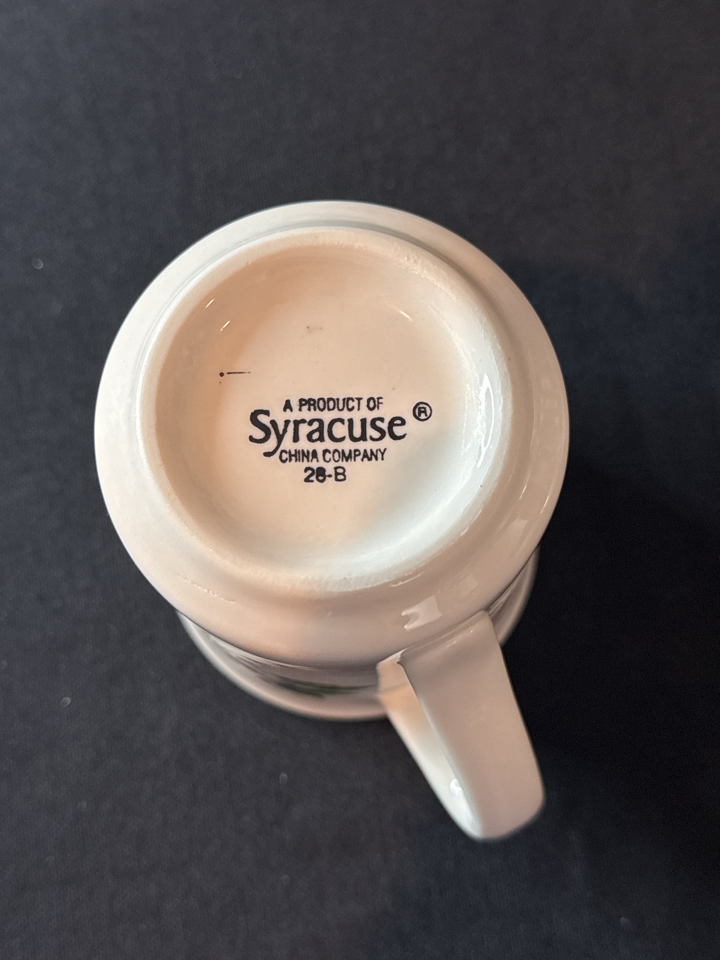 Syracuse Dogwood Pattern Coffee Cup Mug 3.75" Tall Restaurant Grade Rare Find