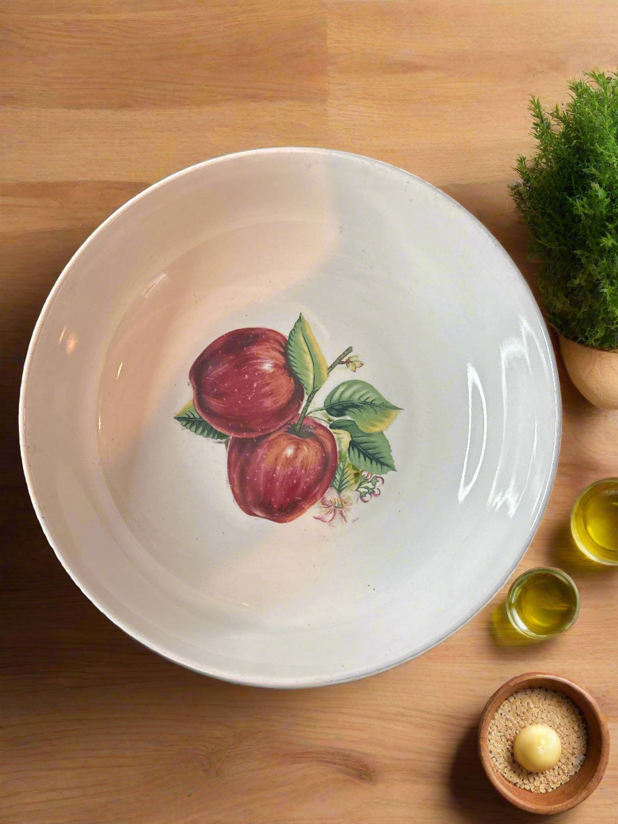 Casuals Apple Blossom by China Pearl 9" Vegetable Serving Bowl 2.5" Tall