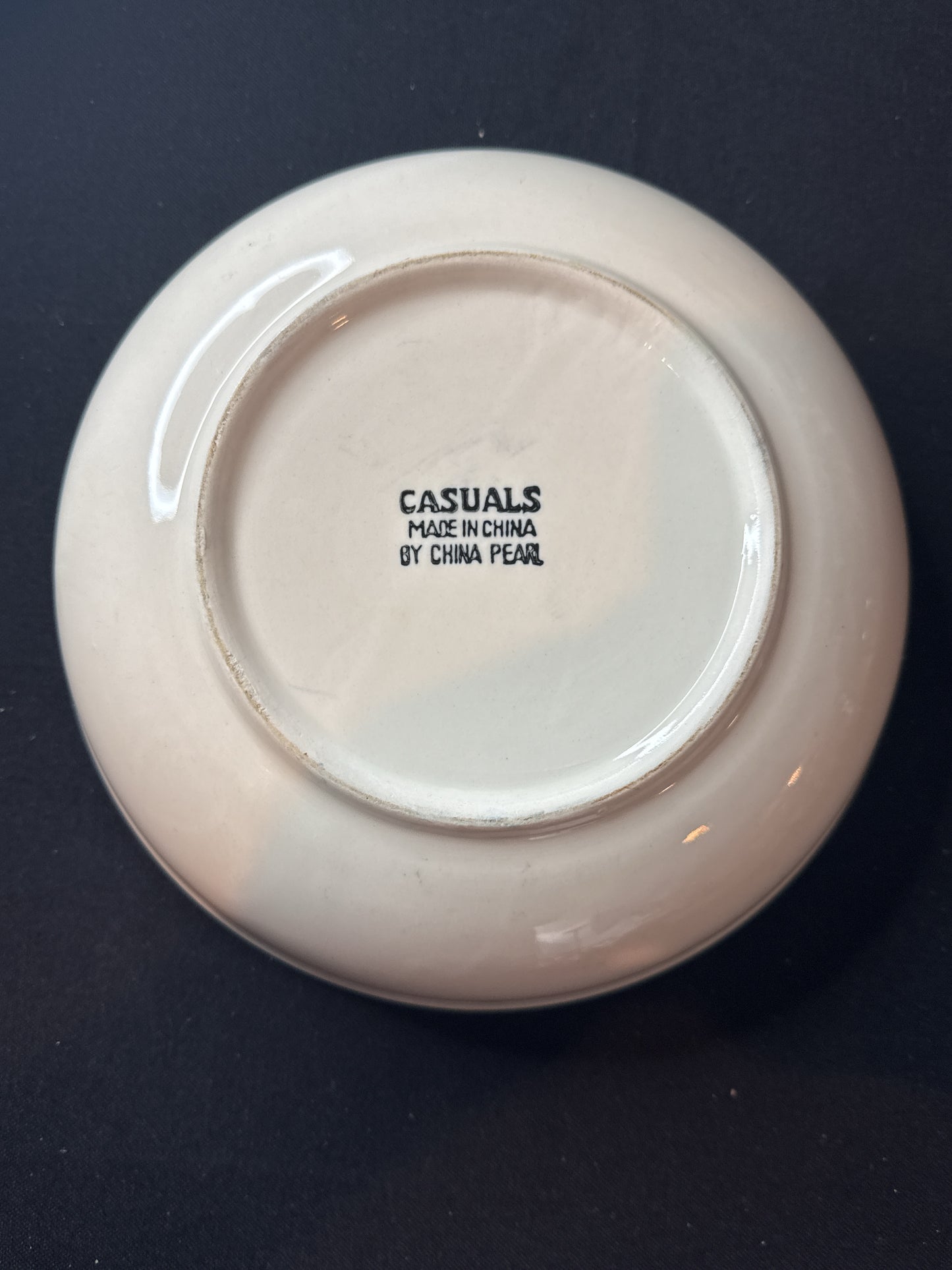 Casuals Apple Blossom by China Pearl 9" Vegetable Serving Bowl 2.5" Tall