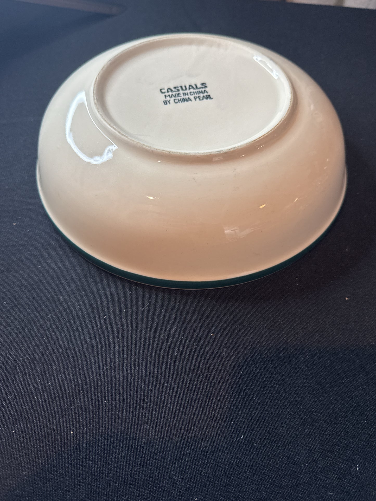 Casuals Apple Blossom by China Pearl 9" Vegetable Serving Bowl 2.5" Tall