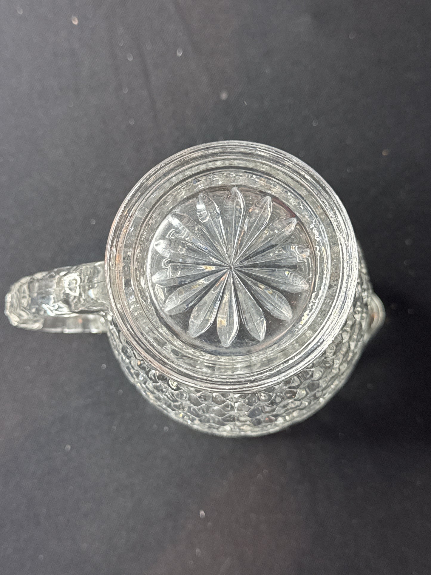 Anchor Hocking Wexford Pint Pitcher 5.25" Tall x 4" Wide