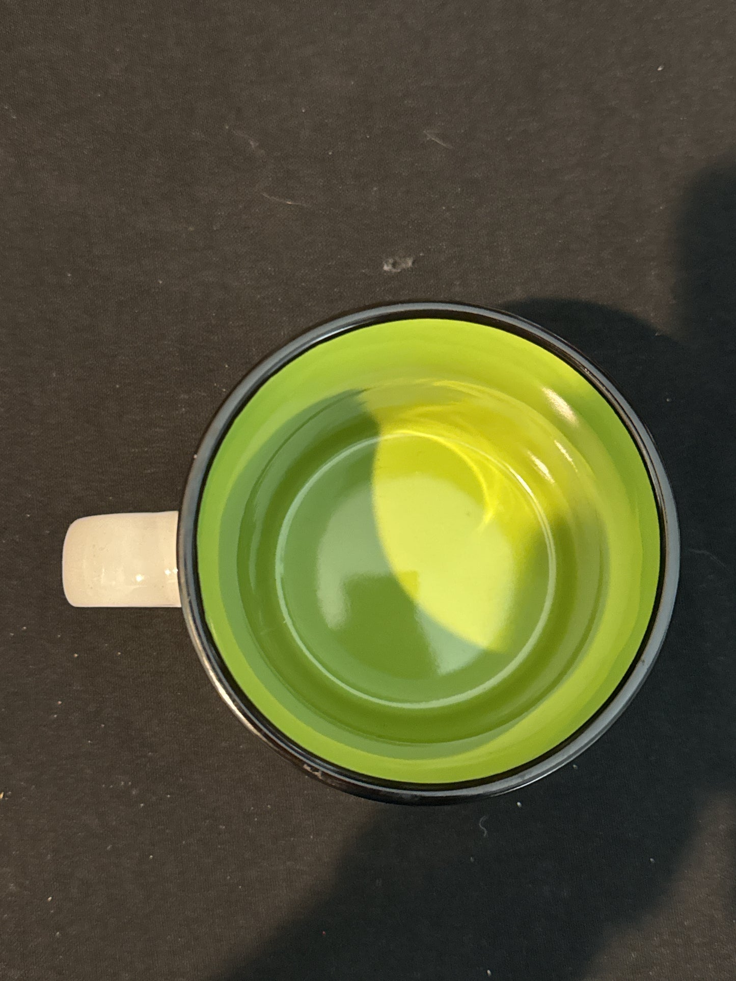 Beetlejuice Large Silver Buffalo Coffee Cup Mug Green Interior 4 1/8" Tall New