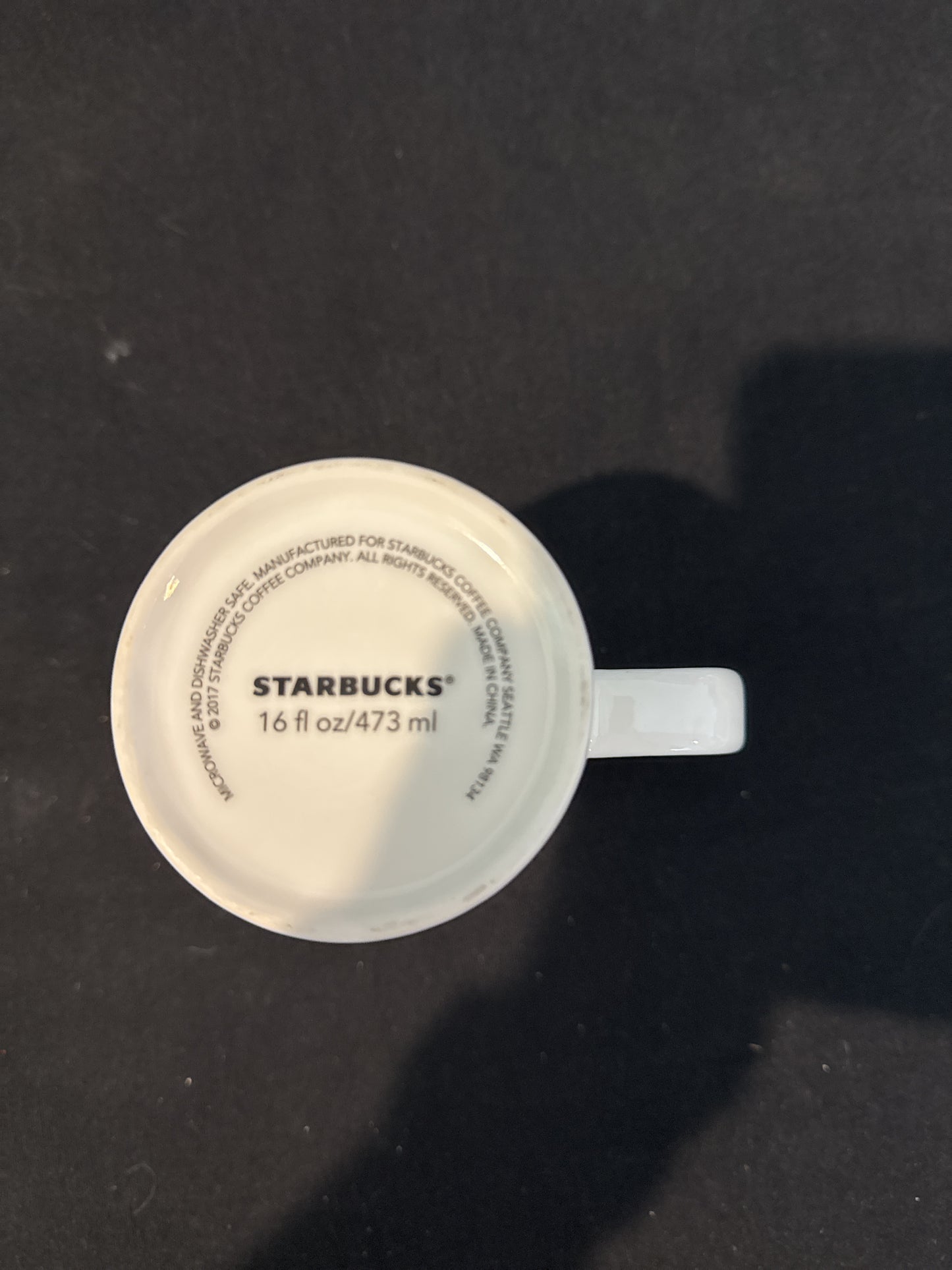 Starbucks Siren Ceramic 5.5" Tall 16oz Coffee Mug Cup Collector's Item 2017