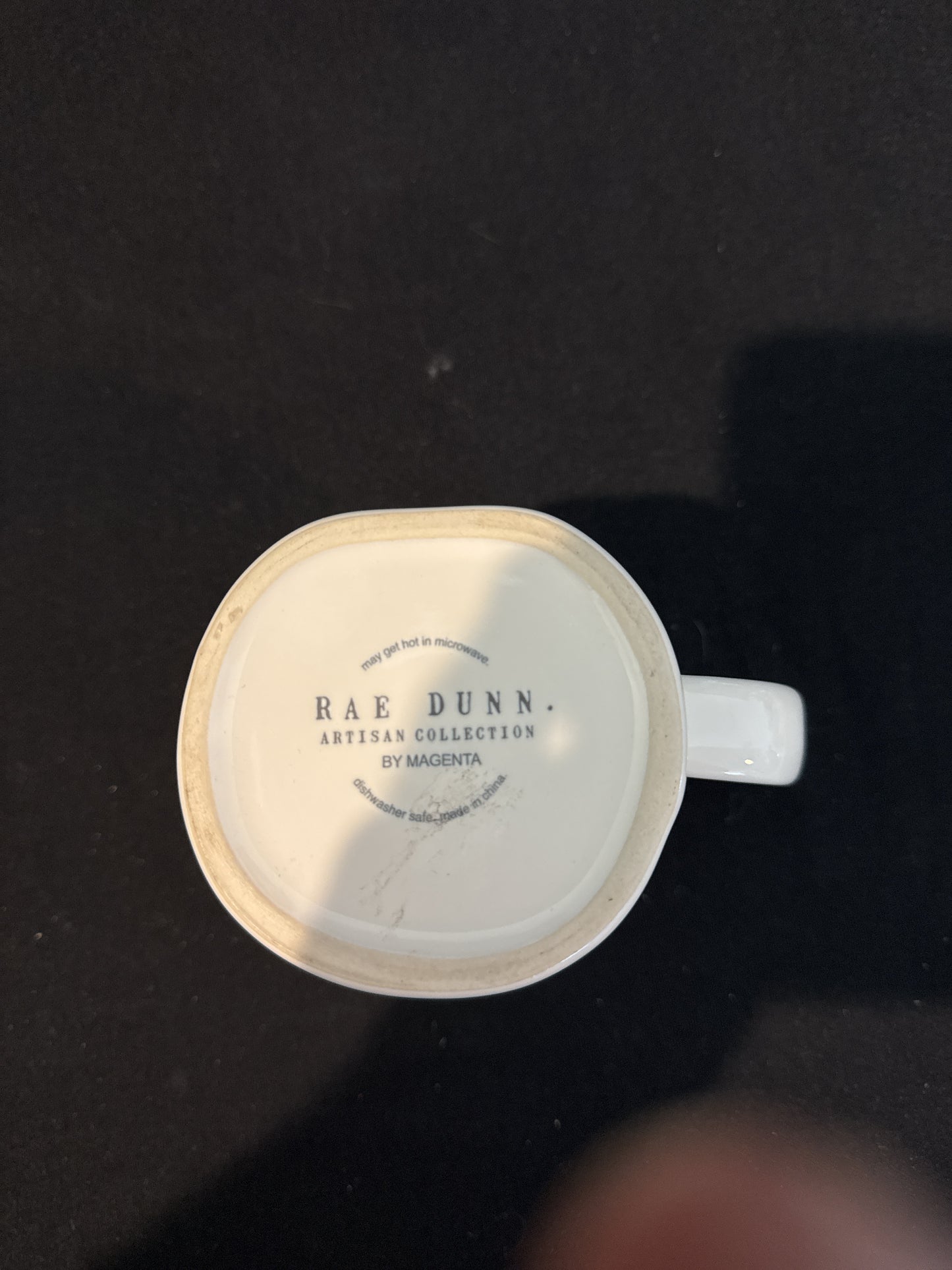 Rae Dunn HIP HOP Coffee Mug Cup Artisan Collection by Magenta 4.75" Tall