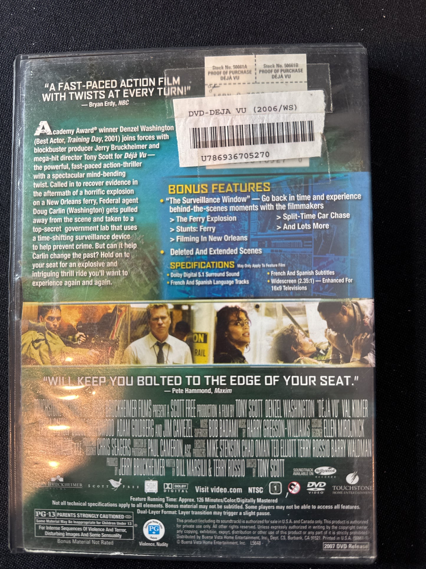 Deja Vu DVD