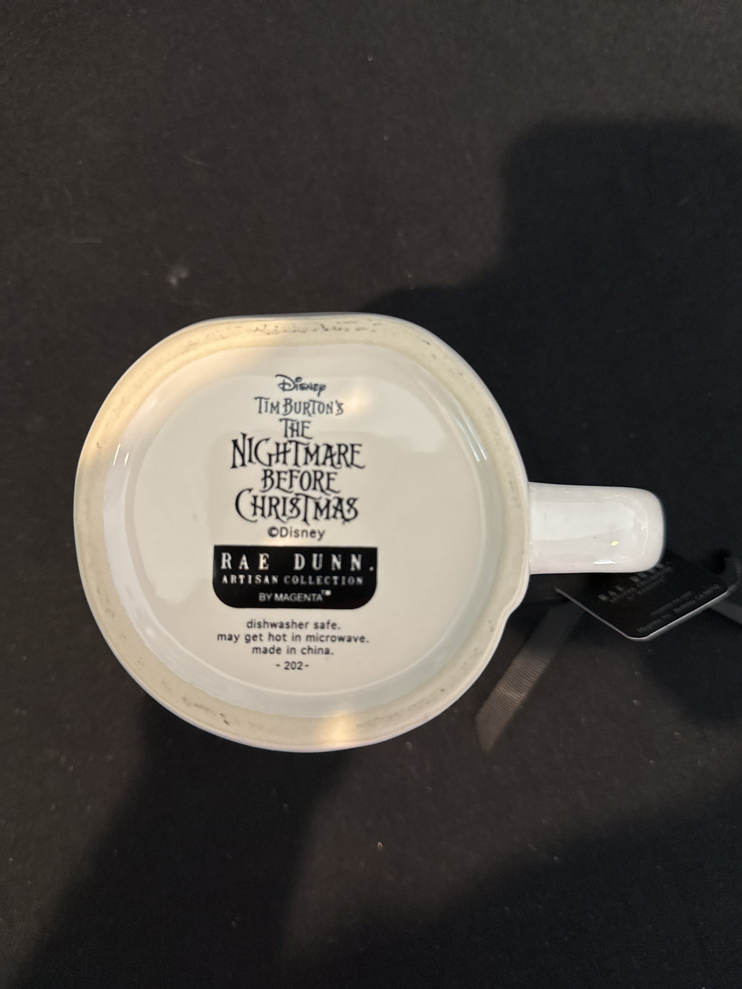 Rae Dunn Nightmare Before Christmas Haunted Hound Coffee Mug Cup New 4.75" Tall