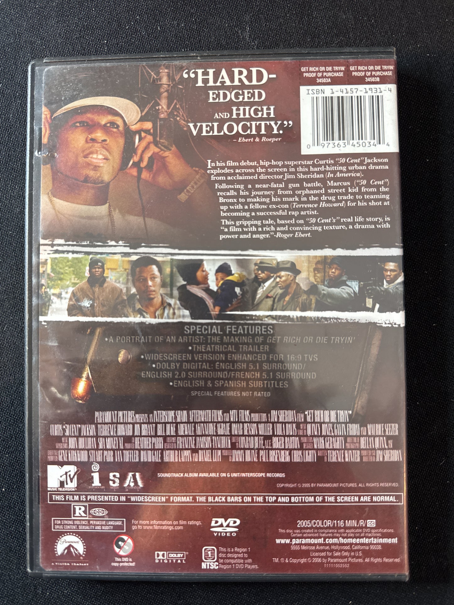 Get Rich or Die Tryin' DVD