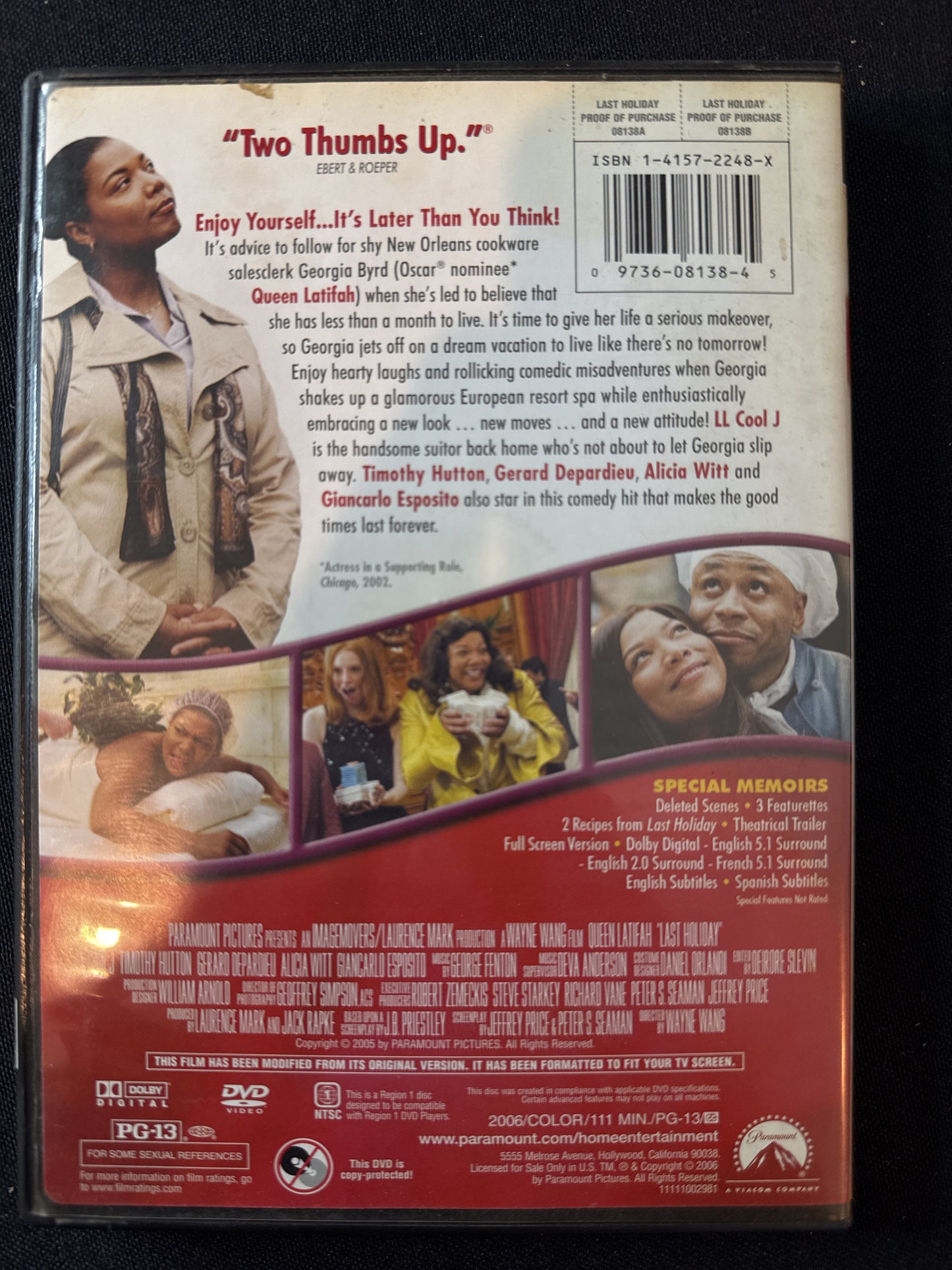 Last Holiday DVD