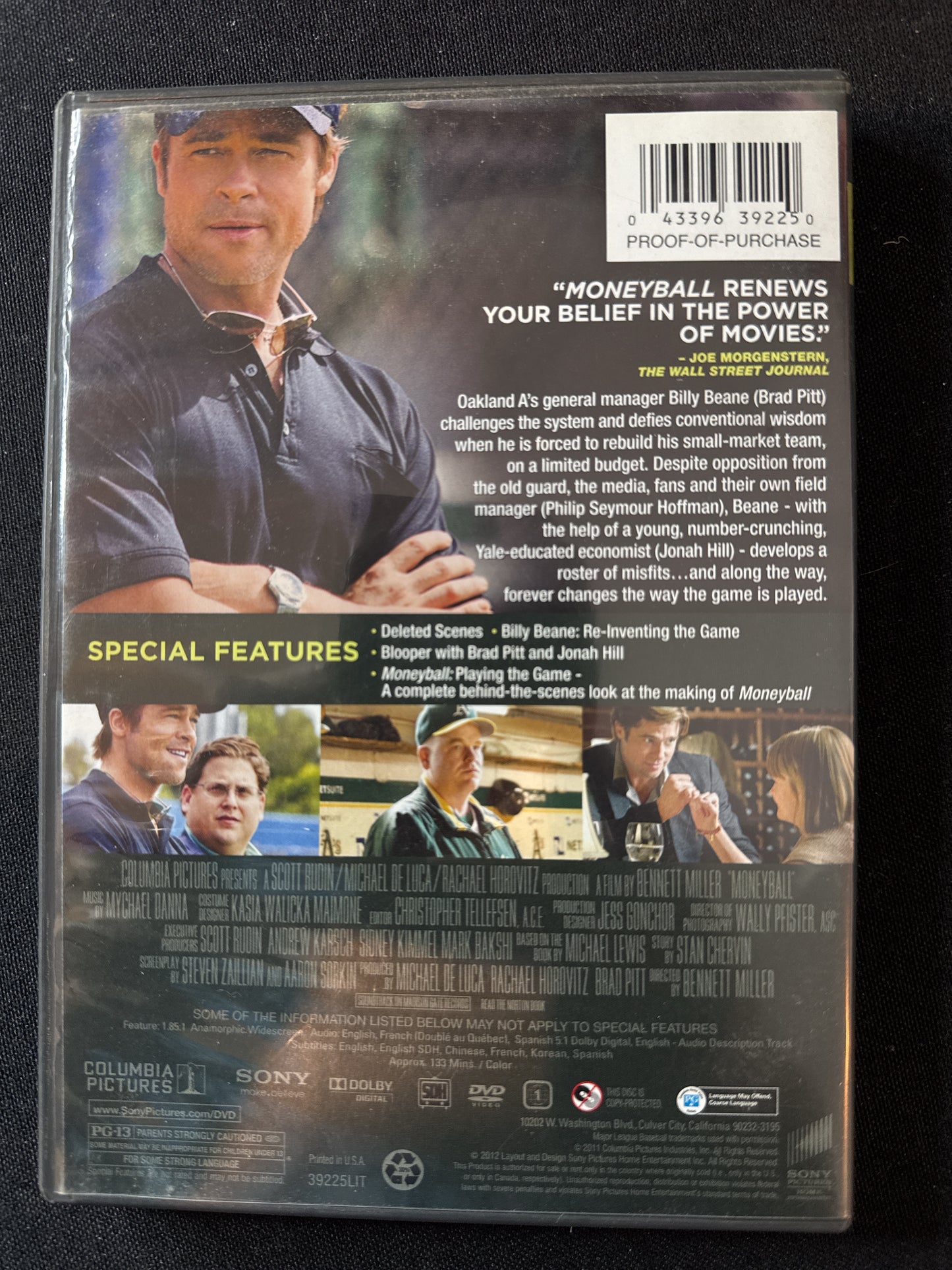 Moneyball DVD