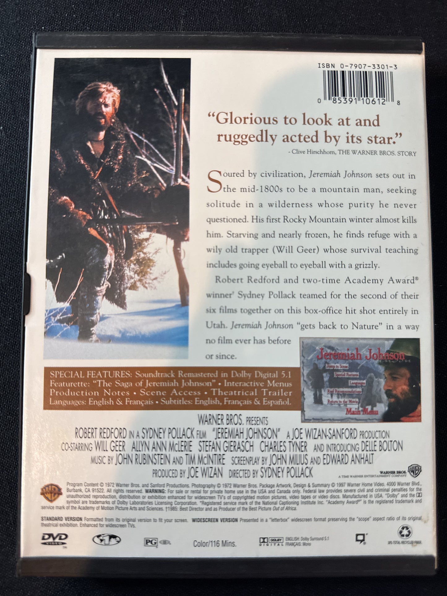 Jeremiah Johnson DVD