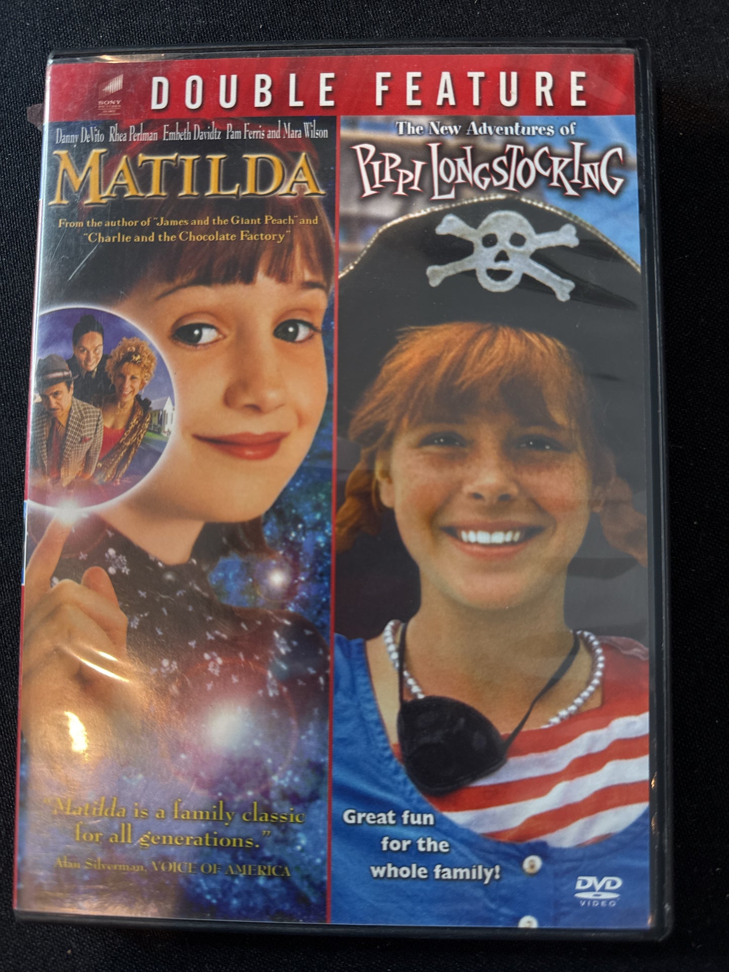 Double Feature Matilda and Pippi Longstocking DVDs