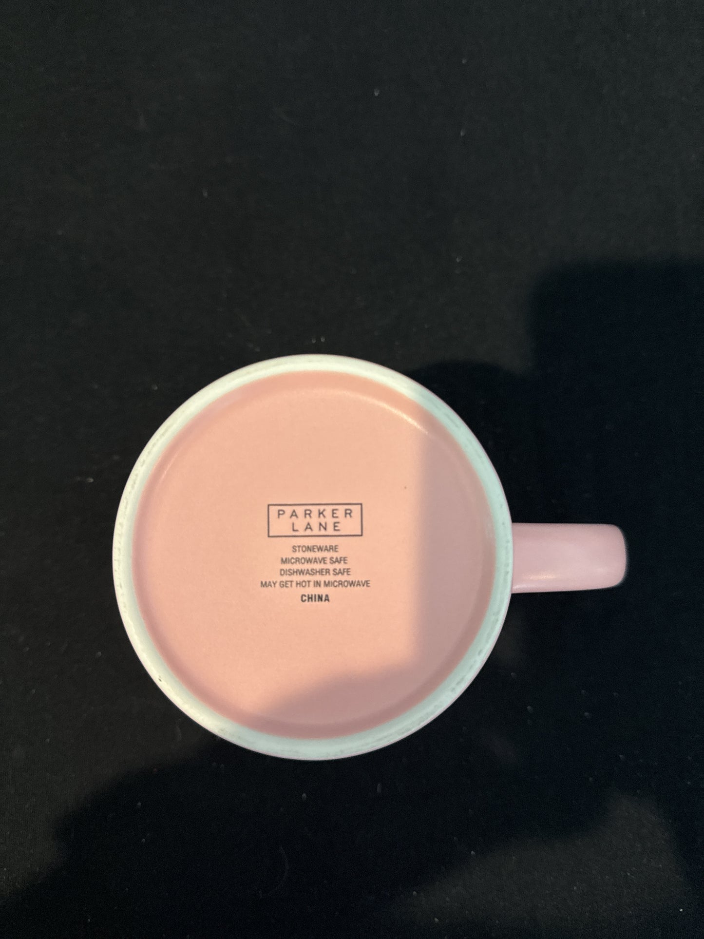 Parker Lane "It's an ADD to Cart Kind of Day" Pink Coffee Cup Mug 4 1/8" Tall New