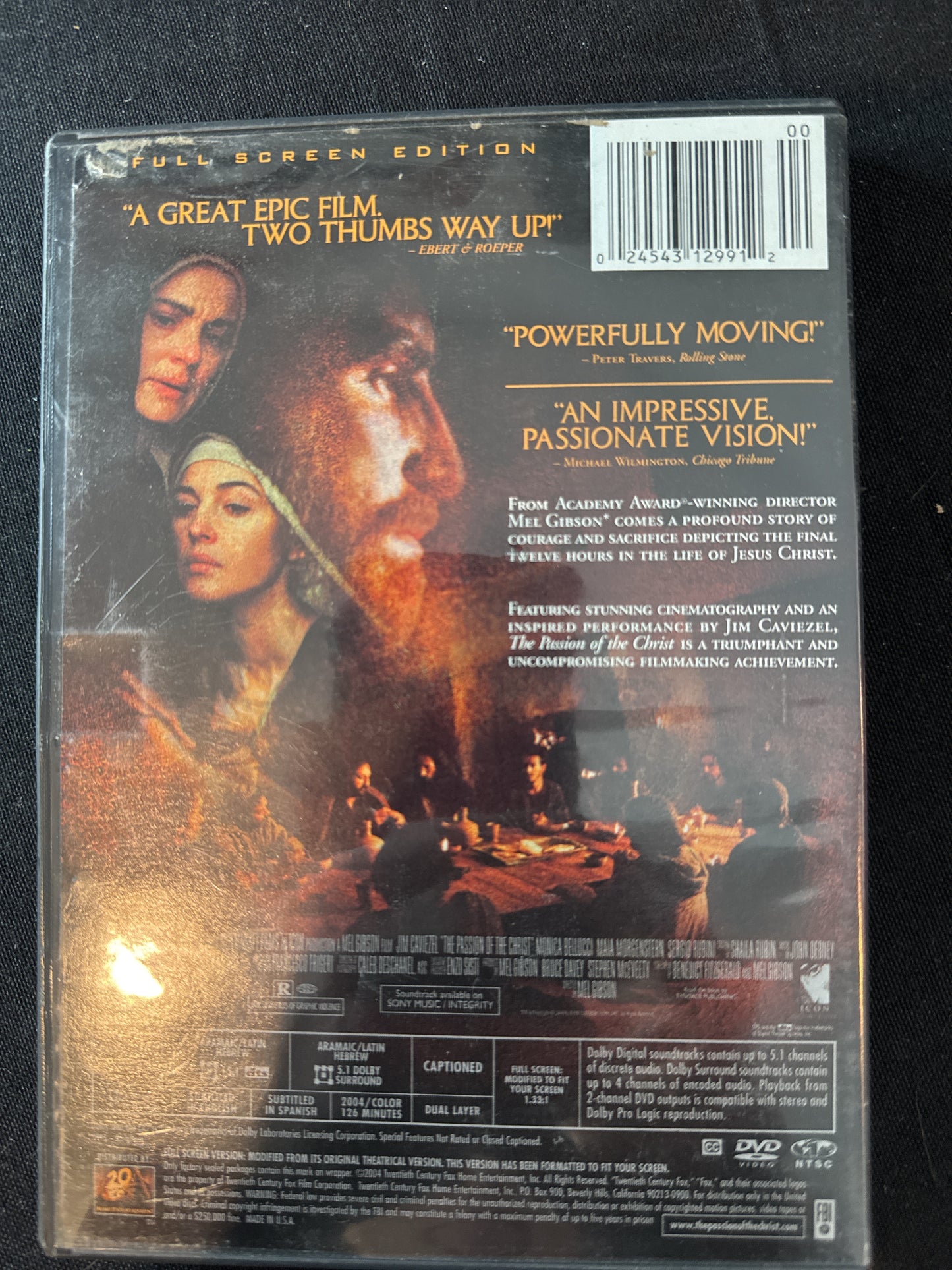 The Passion of the Christ DVD